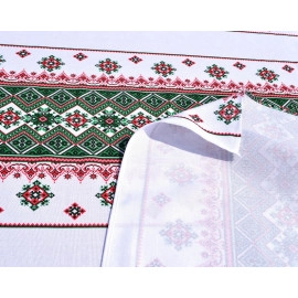 Льняна скатертина "ГУЦУЛЬСЬКИЙ ВАЙБ", розмір 150x220 см